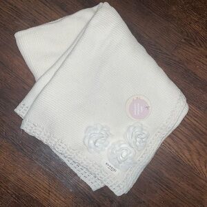 White NET BONBINI baby blanket